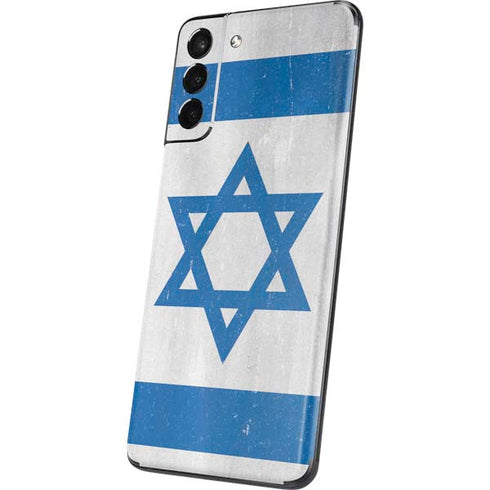 Israel Flag Distressed Galaxy S21 5G Skin